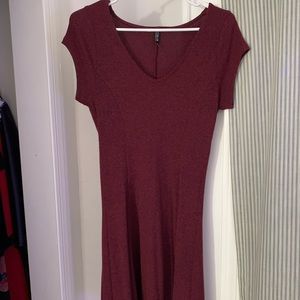 Medium Maroon Cotton On “Skater” Style Dress